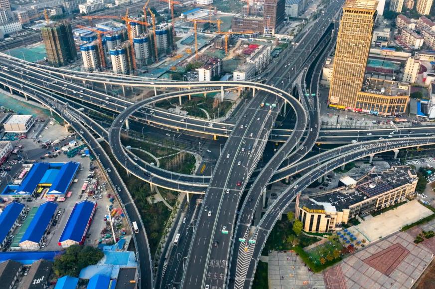 安徽建工承建的合肥市銅陵路高架。安徽建工集團供圖